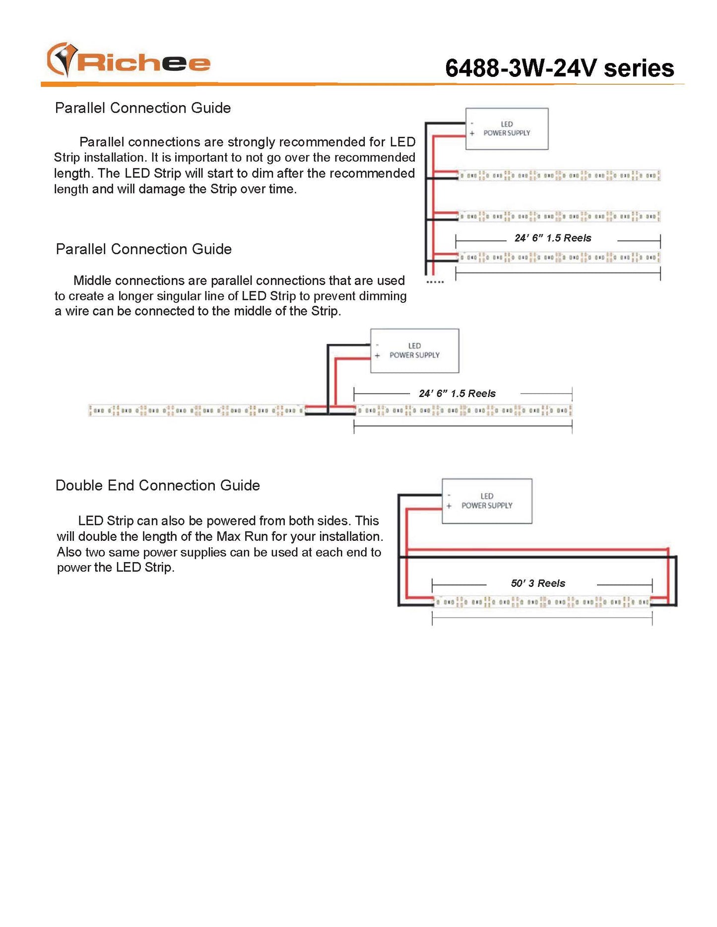 Indoor Spotless LED Light 3W, 275LM/FT