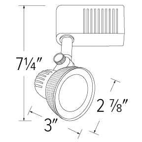 Low Voltage LED Icicle™ Track Fixture