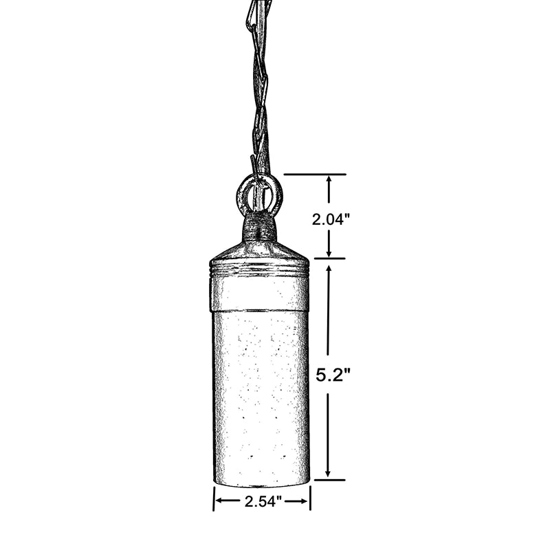 Brass Hanging Light - HLB01