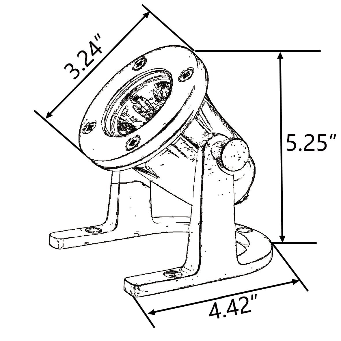 Brass Underwater Light - ABBA Lighting -ULB01