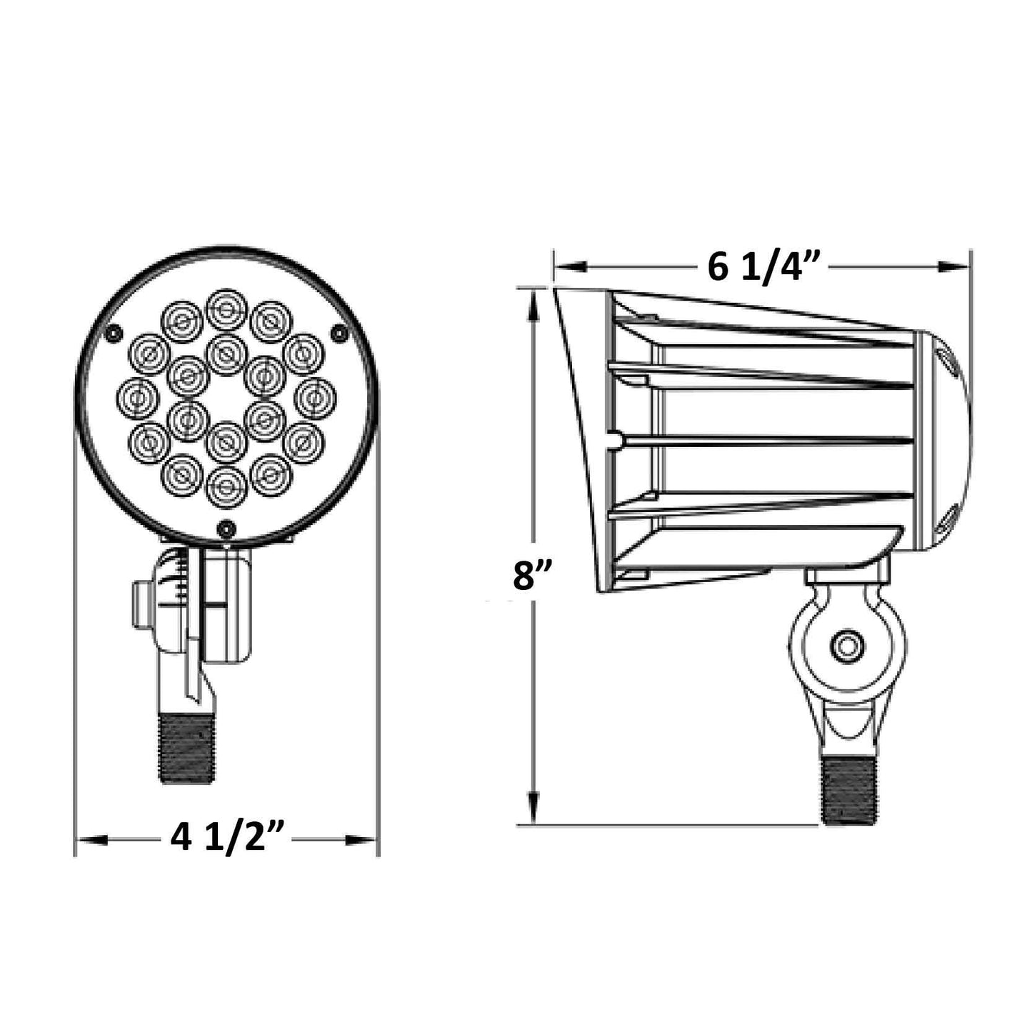 LED Bullet Flood Light - FLV12-32W