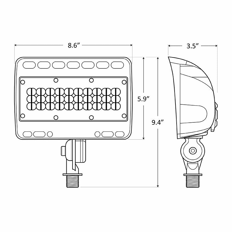 LED Wall wash Light - 12V - 50W