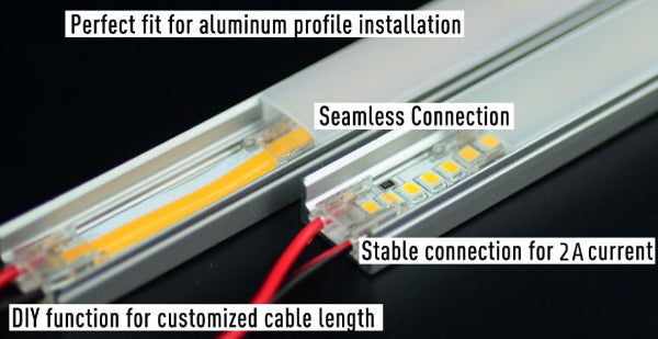 8mm Mini Solderless Strip Coupling