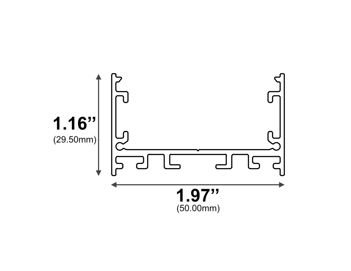 455ASL - Surface / Pendant LED Channel