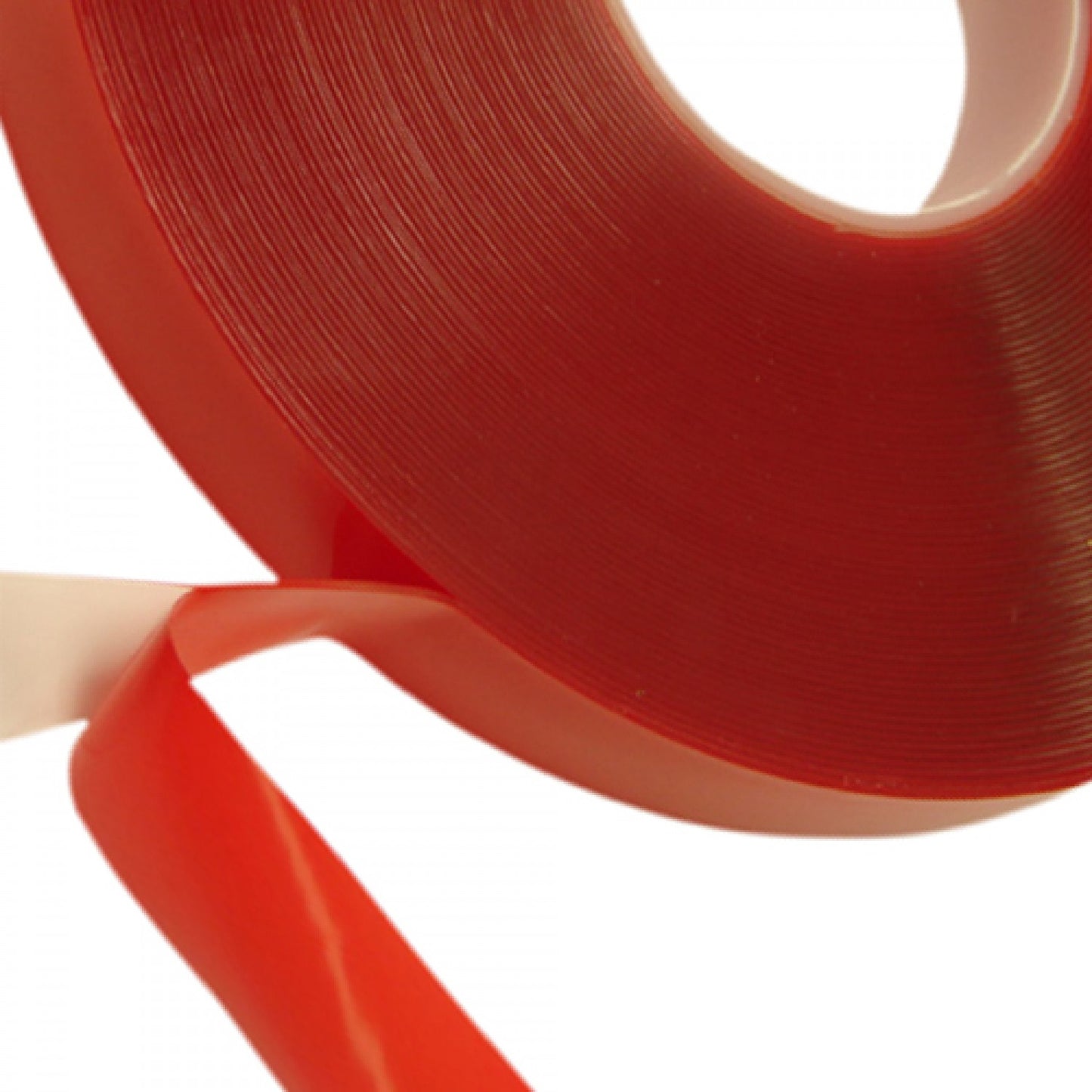 98' 12Mm Thin Double Side Pet Red Tape