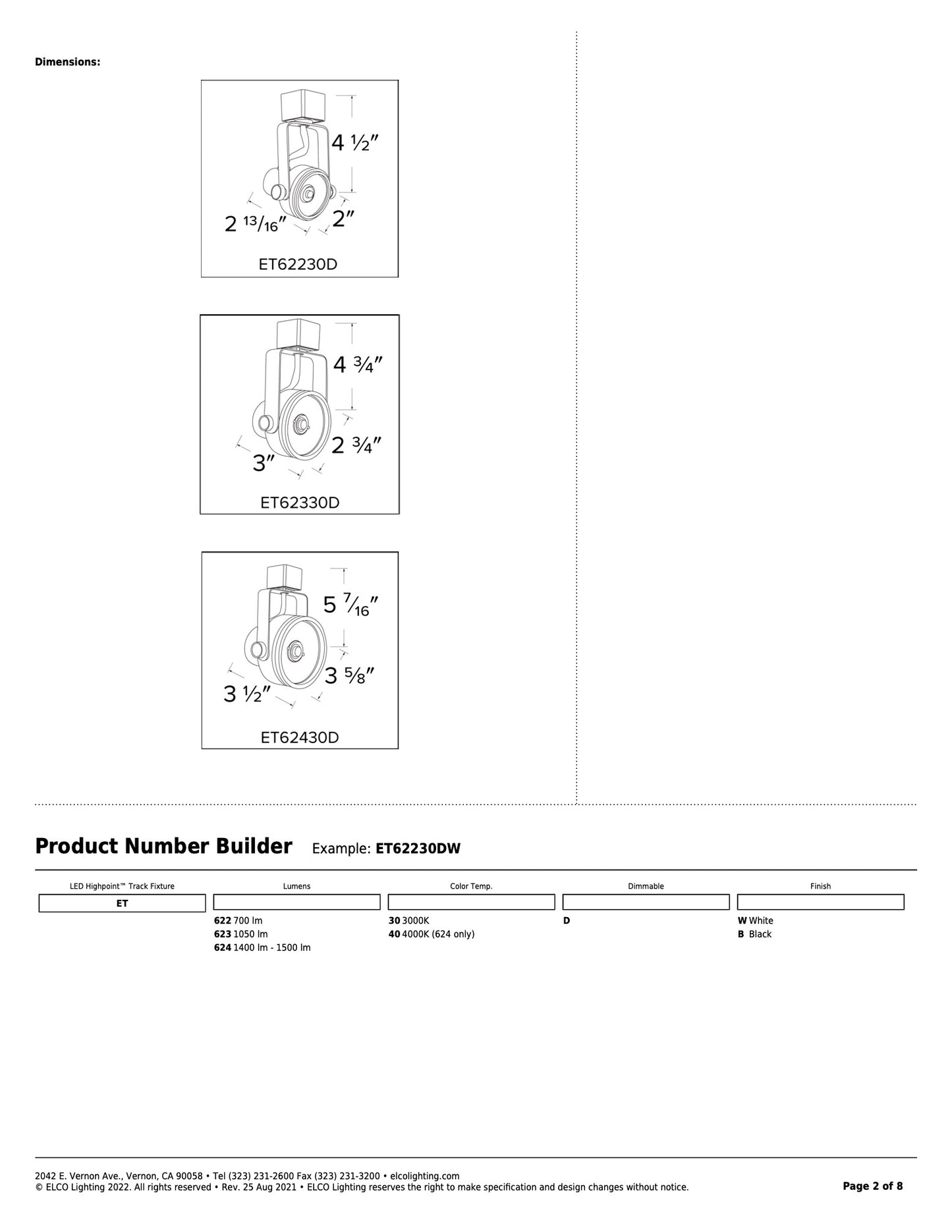 Elco Highpoint Track Fixture (Small)