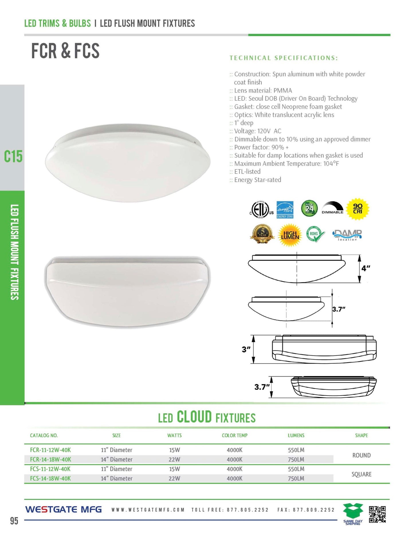 Cloud Ceiling Fixture