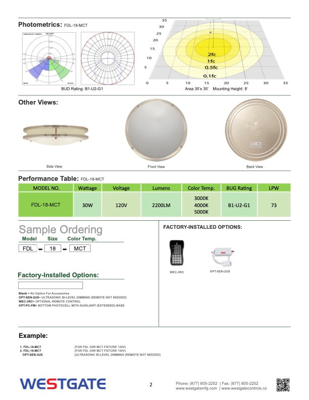 Ceiling Drum Light, Brushed Nickel 18 Inch