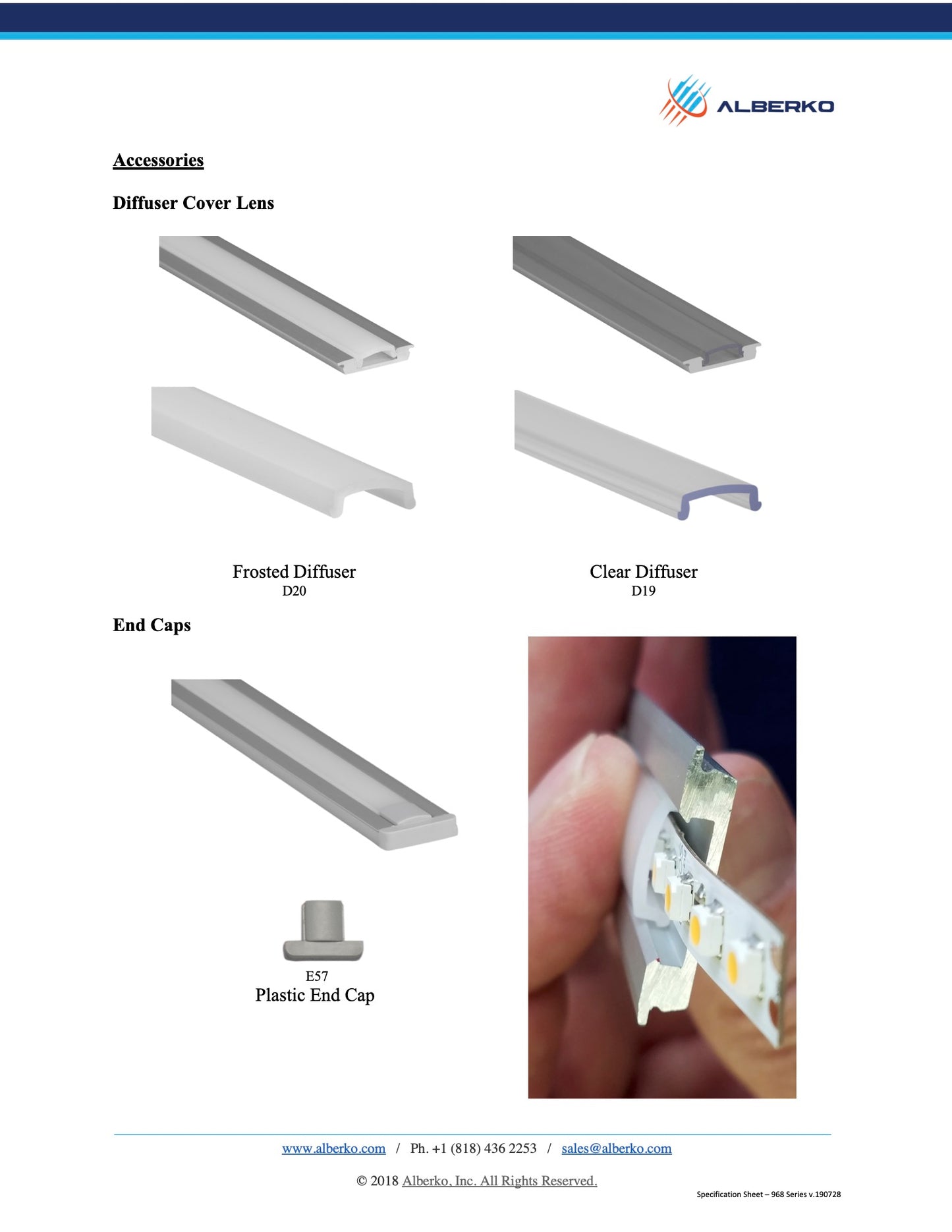 Ultra Low Profile Slimline LED Channel - 968ASL