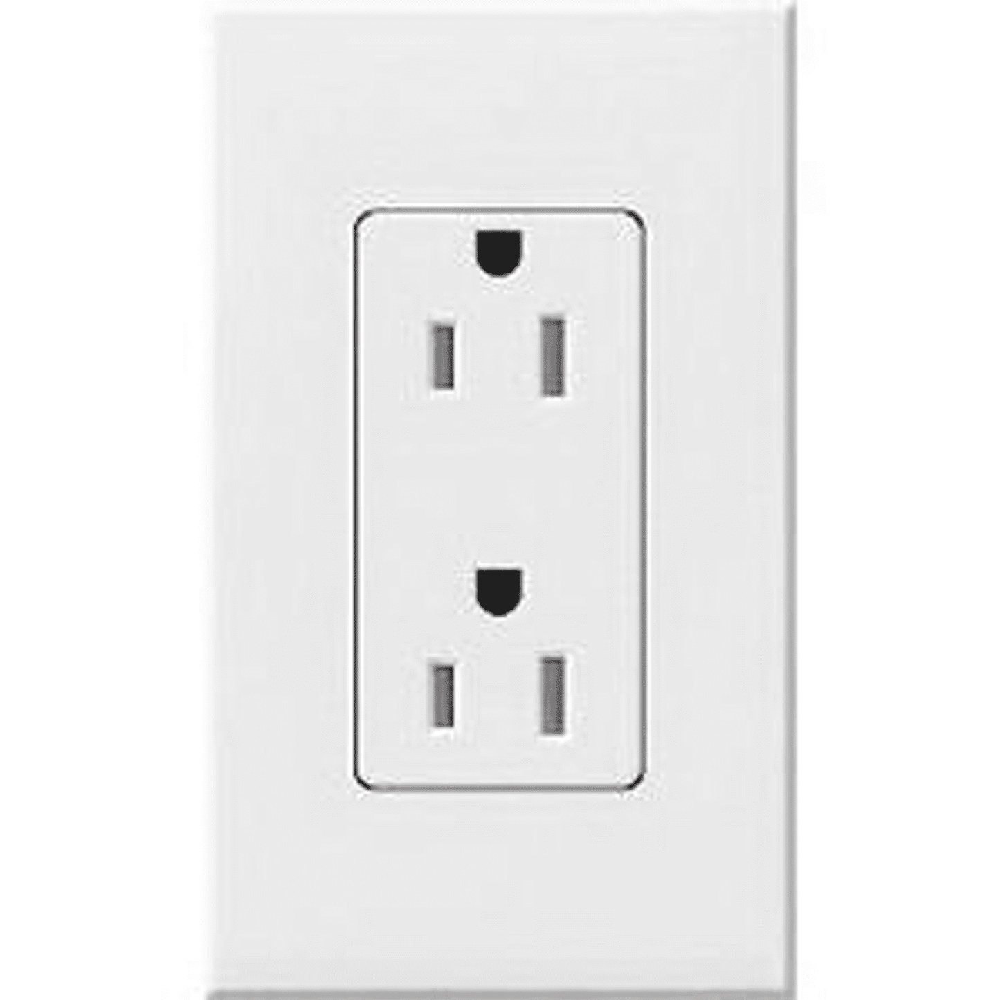 Lutron NT 15 A Tamper Resist Receptacle White