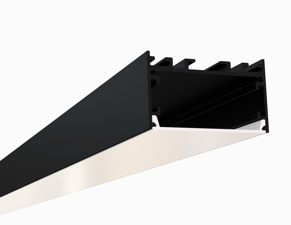 Surface / Pendant Black LED Channel - 455ASL-B