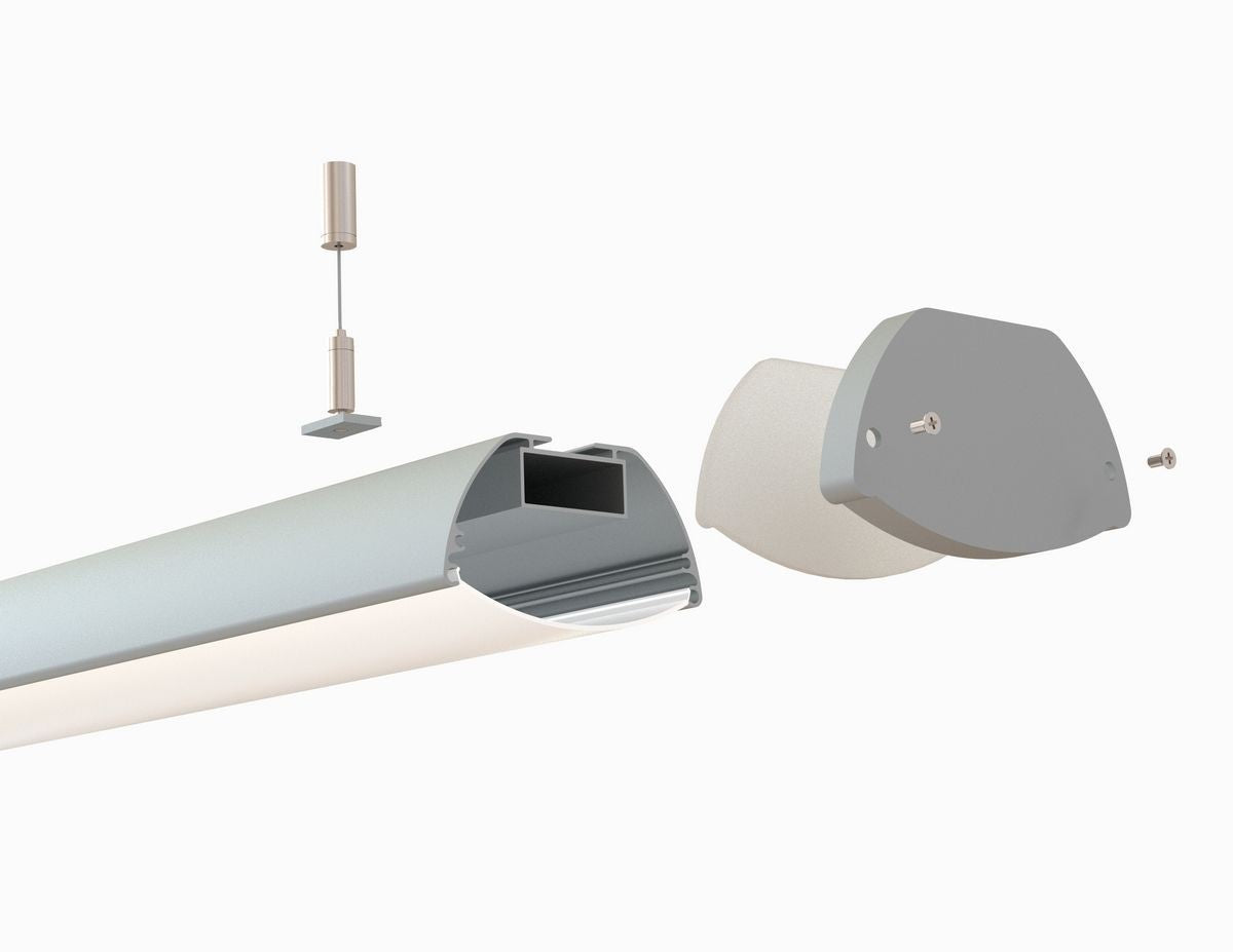 Oval Pendant Linear LED Channel - 531ASL