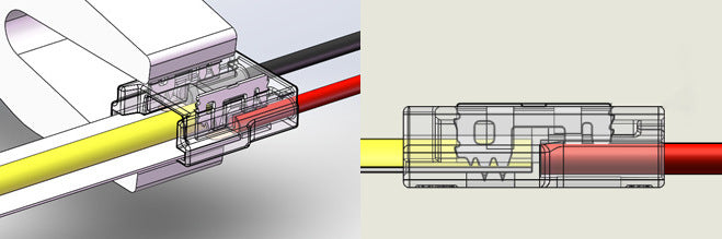 8mm Mini Solderless Strip Wire Coupling