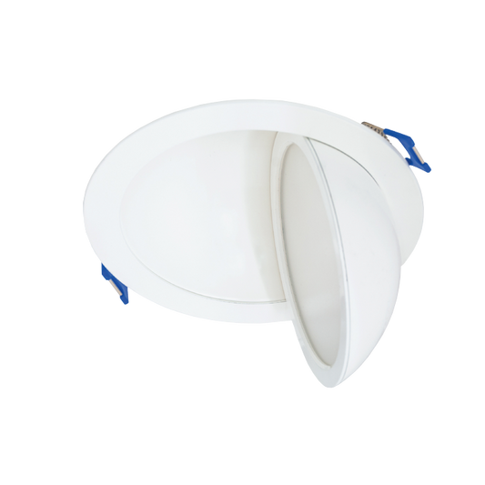 6" Gimbal Flood Float Can-less Recessed Downlight with 5CCT Selector - MW Lighting
