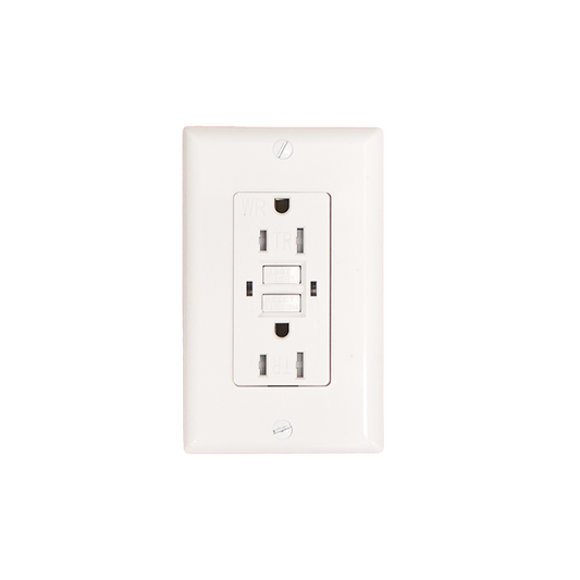 GFCI Outlet 15A Temper Resistant - Weather Resistant
