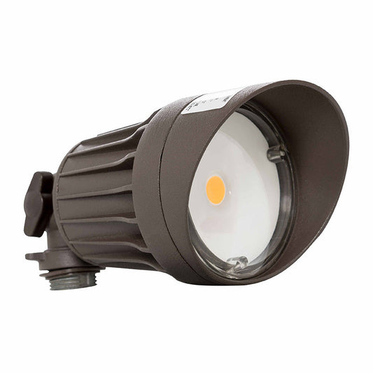 Weatherproof LED Round Flood Heads, 120V, 3000K