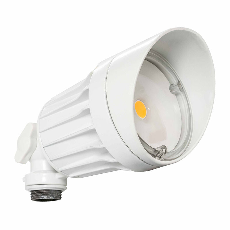 Weatherproof LED Round Flood Heads, 120V, 3000K